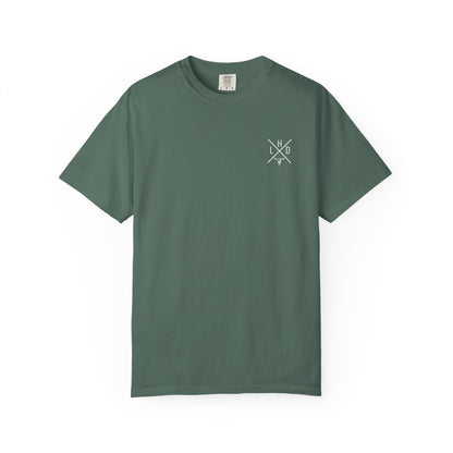 Cowboy Boot & Sunflower T-Shirt — "Rooted in Faith Raised Right"