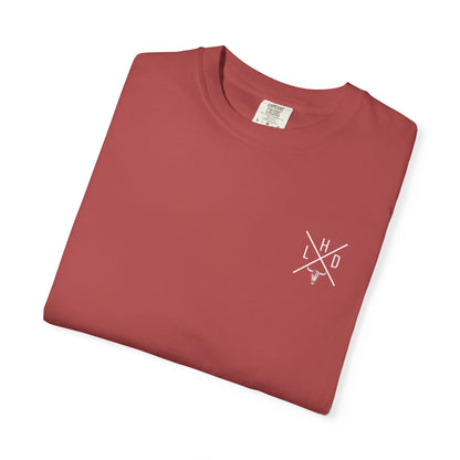 Cowboy Boot & Sunflower T-Shirt — "Rooted in Faith Raised Right"