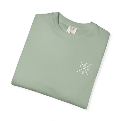 Cowboy Boot & Sunflower T-Shirt — "Rooted in Faith Raised Right"