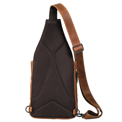 Concealed Carry Unisex Dakota Leather Sling by Lady Conceal - Large and Regular Size