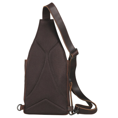 Concealed Carry Unisex Dakota Leather Sling by Lady Conceal - Large and Regular Size