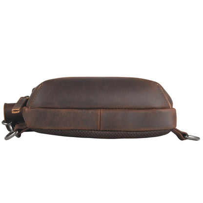 Concealed Carry Unisex Dakota Leather Sling by Lady Conceal - Large and Regular Size