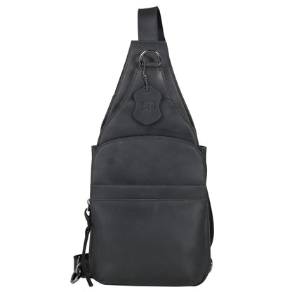Concealed Carry Unisex Dakota Leather Sling by Lady Conceal - Large and Regular Size