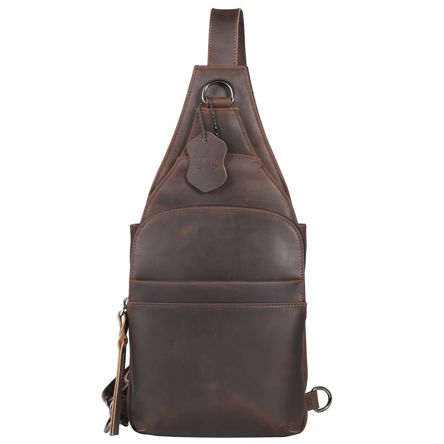 Concealed Carry Unisex Dakota Leather Sling by Lady Conceal - Large and Regular Size