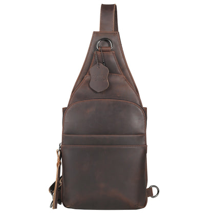 Concealed Carry Unisex Dakota Leather Sling by Lady Conceal - Large and Regular Size