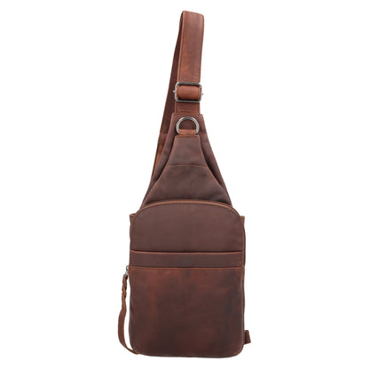 Concealed Carry Unisex Dakota Leather Sling by Lady Conceal - Large and Regular Size